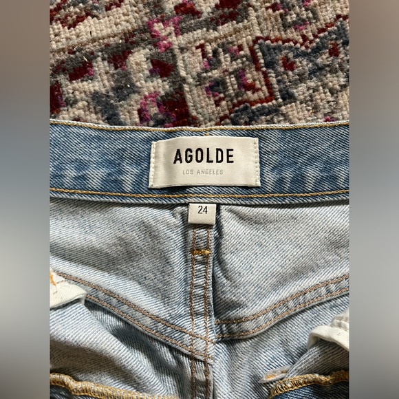 Agolde Parker Vintage Cutoff Jean shorts size 24/25/26 - Picture 3 of 6